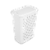 Sterilite Slim Laundry Hamper - White Perspective: front