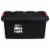 Sterilite Industrial Tote - Black Perspective: front