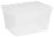 Sterilite Storage Box - White/Clear Perspective: front