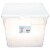 Sterilite® 56 Quart Storage Box - Clear with White Lid Perspective: front