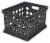 Sterilite File Crate - Black Perspective: front