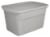 Sterilite Plastic Storage Tote - Cement Perspective: front