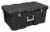 Sterilite Footlocker - Black Perspective: front