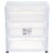 Sterilite 3-Drawer Wide Cart - White Perspective: front