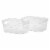 Sterilite® Small Open Bin - Clear Perspective: front