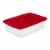 Sterilite 32 Quart Latch Box - Red Lid Perspective: front