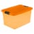 Sterilite 64 Quart Latch Storage Tote - Orange Perspective: front