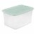 Sterilite 64qt Latching Box Storage Bin - Mindful Mint Perspective: front