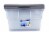 Sterilite 16 Quart Storage Boxes - Hazelwood/Clear Perspective: front