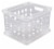 Sterilite Small Crate - Clear Perspective: front