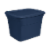 Sterilite 18 Gallon Storage Box - Marine Blue Perspective: front