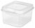 Sterilite Fliptop Box - Clear Perspective: front