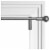 Maytex Mills Smart Rod Twist and Shout Curtain Tension Rod - Silver Perspective: front