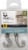 Zenna Home Easy-Glide Double Roller Shower Curtain Hooks - Brushed Nickel Perspective: front
