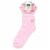 Earth Therapeutics® Aloe Vera Infused Spa Socks - Pink Perspective: front