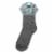 Earth Therapeutics Socks Infused Socks - Grey - Pair - Pack of 3 Perspective: front