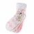 Earth Therapeutics Thera Soft Pink Polka Dot Moisturizing Socks Perspective: front
