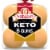 Arnold Superior Keto Plain Hamburger Buns Perspective: front