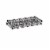 Safco Commercial Extra 2-Shelf Metal Shelf 48 Black 5242BL Perspective: front