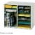 Safco Literature Sorter/Organizer 9420GR Perspective: front