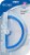 Westcott Student Soft Touch Protractor - Blue/White Perspective: front