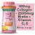 Nature's Bounty Optimal Solutions Hair, Skin & Nail Tropical Citrus Vitamin Gummies Collagen 100mg Perspective: front