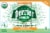 Perrier Energize Caffeine & Yerba Mate Tangerine Carbonated Beverage Perspective: front