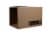 Duck® Moving and Storage Box - Brown Perspective: front