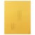Duck® Kraft Bubble Mailer Envelope - Yellow Perspective: front