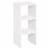 Closetmaid Decorative Home Stackable 2-Cube Cubeicals Organizer Storage, White Perspective: front