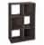ClosetMaid Cubeicals Stackable 6-Cube Organizer - Espresso Perspective: front