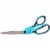 SINGER® Sew Pro ProSeries Heavy Duty Bent Scissors - Blue Perspective: front