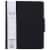 Top Flight Magnetic Flap Back Journal - Black Perspective: front
