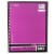 Top Flight Recyled Basics College Rule 1-Subject Notebook - 100 Sheets - Assorted Perspective: front