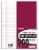 Top Flight Standards® College Rule #15 Filler Paper Perspective: front