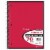 Top Flight Standards® Wide Ruled 1-Subject Notebook - Colors May Vary Perspective: front