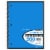 Top Flight Wide Rule 5-Subject Notebook - 200 Sheets - Assorted Perspective: front