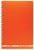 Top Flight Boss College Ruled 3-Subject Notebook - 108 Sheets - Assorted Perspective: front