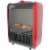 Comfort Zone® Mini Ceramic Tabletop Electric Fireplace Heater Perspective: front
