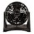 Comfort Zone® Black Turbo Fan Perspective: front