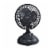Comfort Zone® 6-Inch Clip/Desk Combination Fan - Black Perspective: front