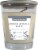 Candle-lite Essential Elements Smoked Amber and Slate Glass Jar Candle - White Perspective: front