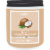 Candle-lite Jar with Screw Top Lid Island Coconut Mahogany Perspective: front