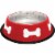 Ruffin' it 32oz Ss Red/Bones Bowl 19232 Perspective: front