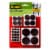 3M Scotch™ Round Felt Multi Pack Pads - Brown Perspective: front
