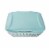 Anchor Hocking Heritage Basketweave Embossed Cake Dish with Lid Perspective: front