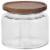 Anchor Hocking Montana Jar with Acacia Lid Perspective: front