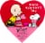 Whitman's Sampler Assorted Chocolates Peanuts Heart Valentine Candy Perspective: front