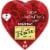 WHITMAN'S SAMPLER Valentine's Day Romantic Roses Assorted Milk & Dark Chocolate Candy Heart Gift Box Perspective: front