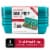 GoodCook® Meal Prep Two-Compartment Food Storage Containers - Turquoise Perspective: front